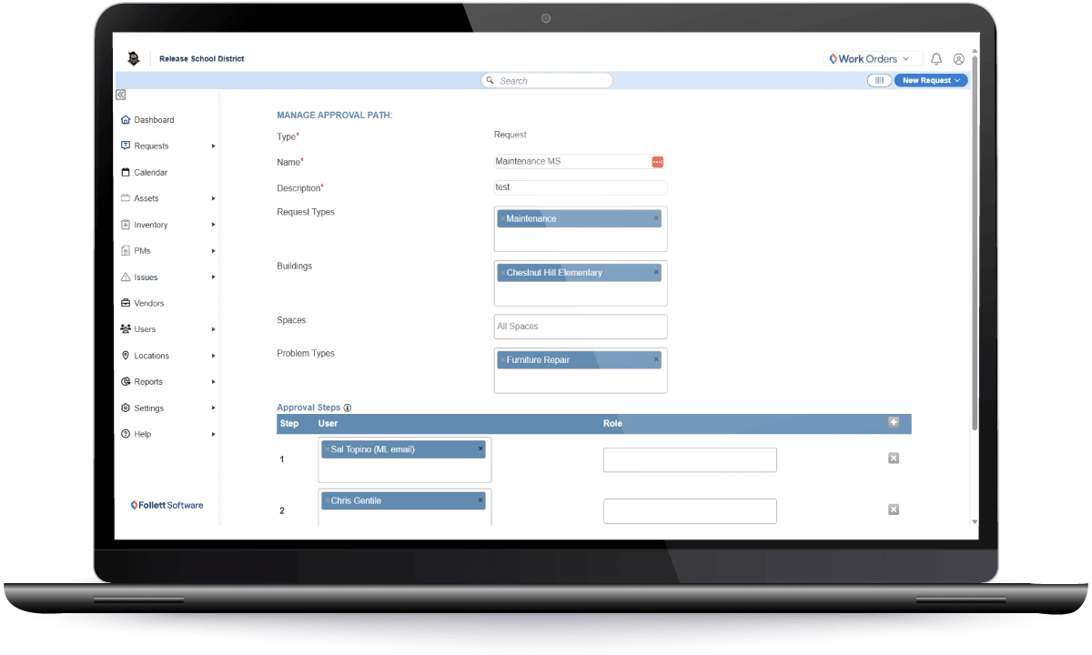 Manage Approval Path