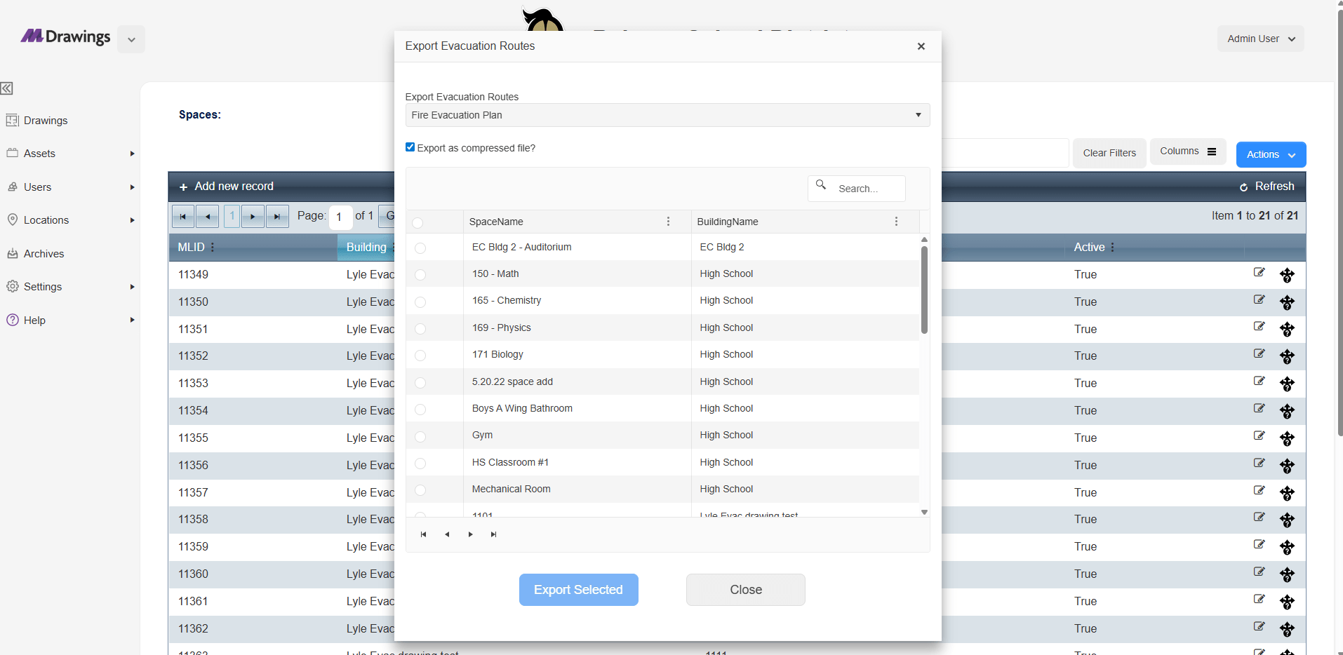 Evacuation Routes screenshot
