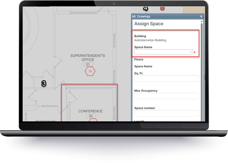 ML Drawings Define Spaces