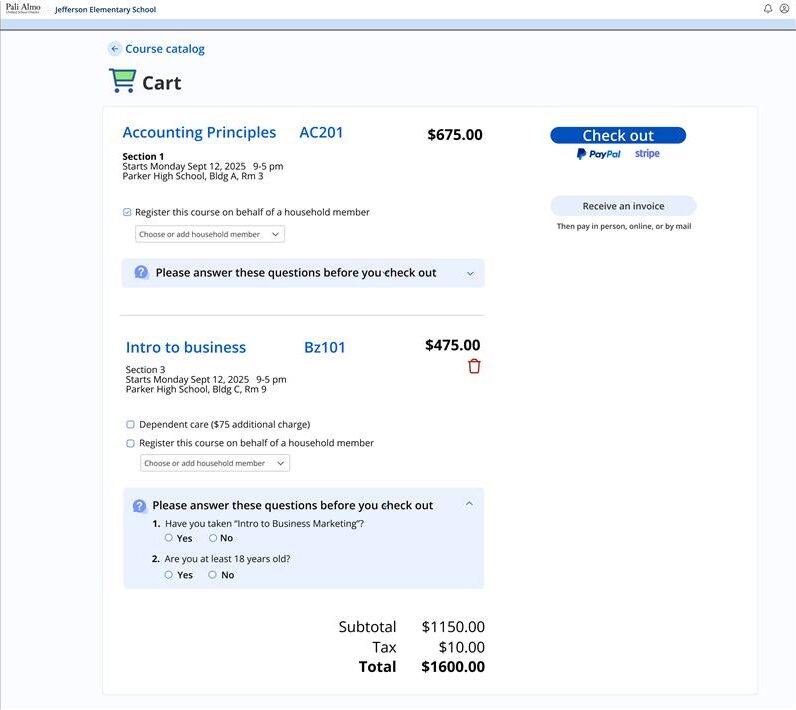 Event Registration - share